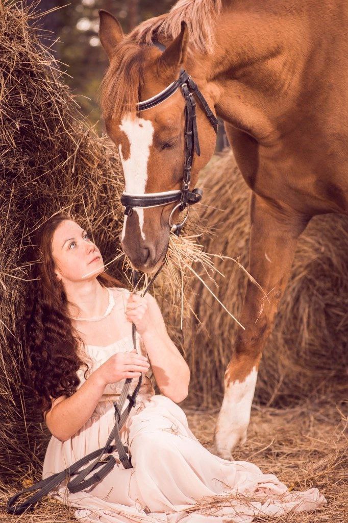 Александра Пудовкина - работа с лошадьми